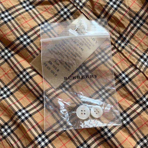 Burberry Button Down Collar Shirt - Picture 10 of 12